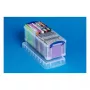 Really Useful Box 6,5 litri scatola contenitore CD/DVD - spazio per 36 CD o 20 DVD - trasparente