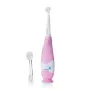 BRUSH-BABY Baby Sonic spazzolino elettrico sonico 0-3 anni rosa
