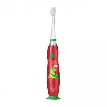 BRUSH BABY Kidz Sonic spazzolino elettrico per bambini 3+ anni - design dinosauro