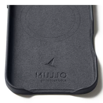 Mujjo Custodia in pelle MagSafe per iPhone Air, Basalt