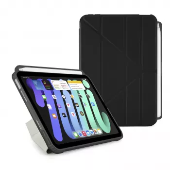 Pipetto Origami No3 Custodia Pencil per iPad mini (A17 Pro / 6. gen), nero