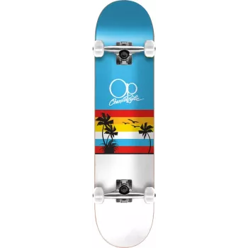 Ocean Pacific Sunset Skateboard completo 7.75 Blue