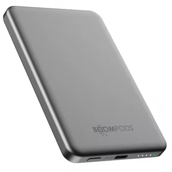 BOOMPODS PowerSnap 5000mAh Graphite powerbank magnetico (PMAGGR)
