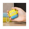 ThumbsUp! PowerSquad Custodia 3D in silicone per AirPods, Alien, blu/bianco/giallo