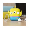 ThumbsUp! PowerSquad Custodia 3D in silicone per AirPods, Alien, blu/bianco/giallo