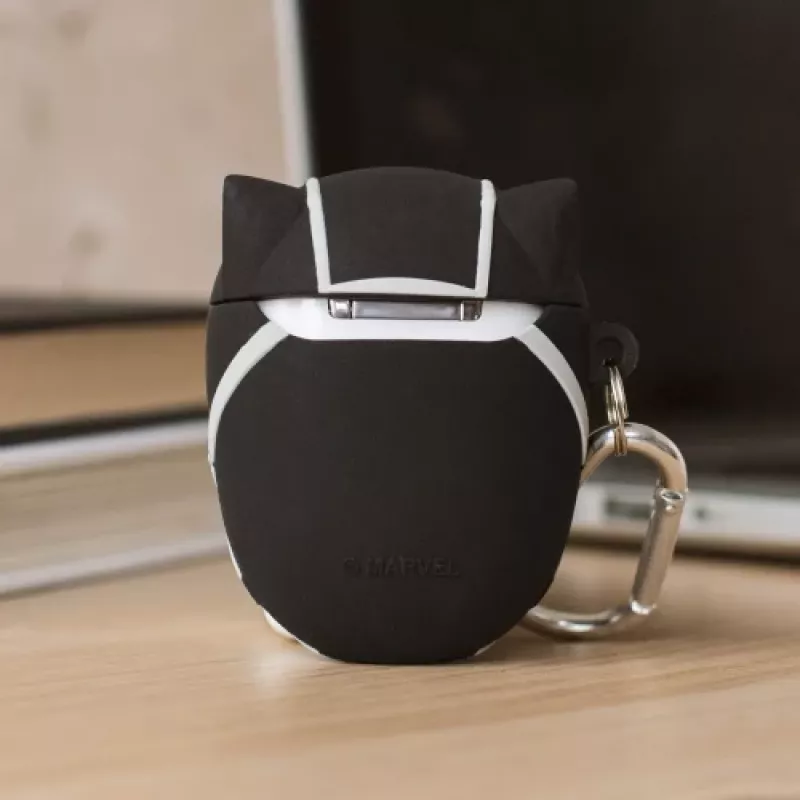Thumbs Up 1002696 custodia in silicone per Apple AirPods Pro (1ª e 2ª gen.) - nero/bianco