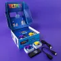 FIZZ CREATIONS Tetris Duel console retro arcade per due giocatori con 2 gamepad con filo plug & play