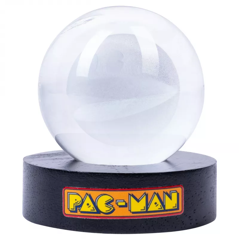 FIZZ CREATIONS Pac-Man sfera di cristallo luce LED USB decorazione retrò 8cm