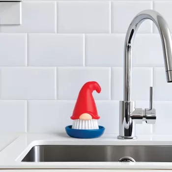 OTOTO Beardy spazzola lavapiatti - originale spazzola da cucina con occhiello integrato per appendere
