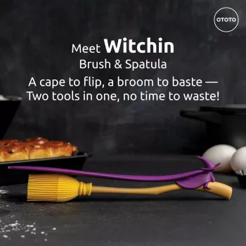 OTOTO Witchin set pennello da forno e spatola per impasti (OT2230)