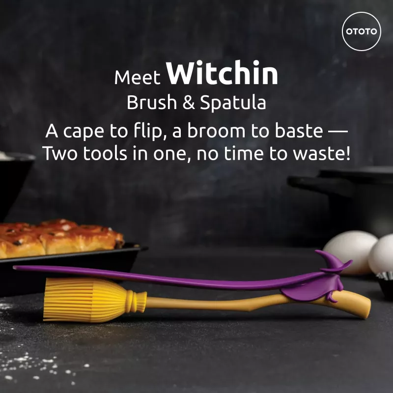 OTOTO Witchin Set pennello da cucina e spatola (OT2230)