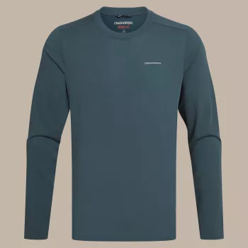 Craghoppers NosiLife Abel LS maglietta - Blue Stone, taglia L