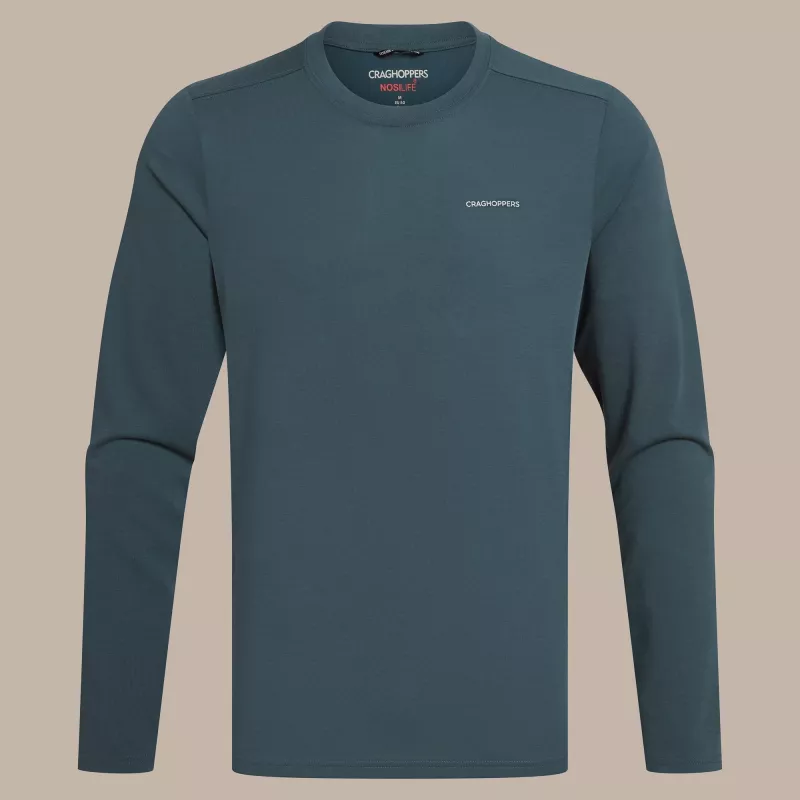 Craghoppers NosiLife Abel LS maglietta - Blue Stone, taglia L