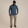 Craghoppers NosiLife Abel LS maglietta - Blue Stone, taglia L