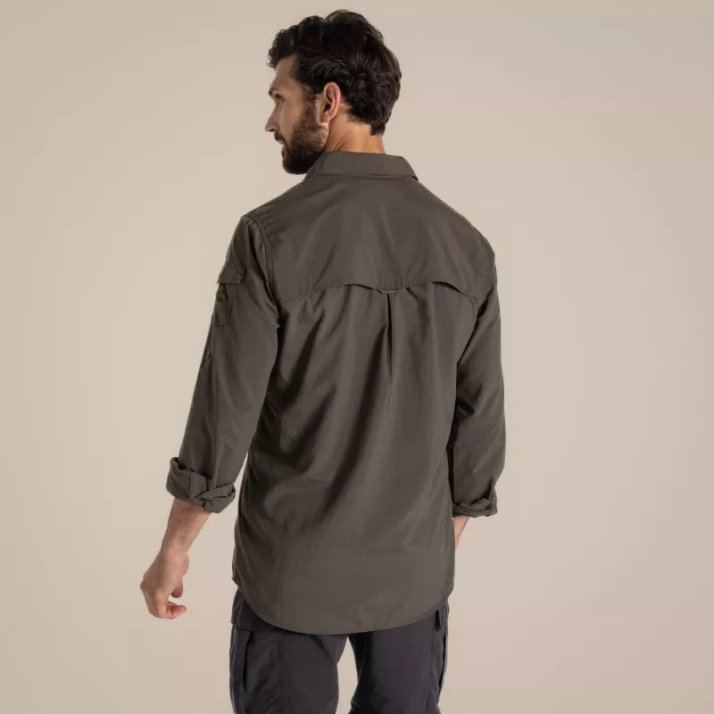 Craghoppers NosiLife Adventure LS Shirt III - Woodland Green, taglia M
