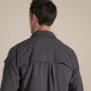 Craghoppers NosiLife Adventure LS Shirt III - Black Pepper, taglia M