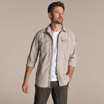 Craghoppers NosiLife Adventure LS Shirt III - Parchment - taglia L