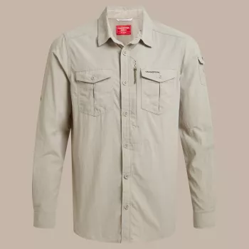 Craghoppers NosiLife Adventure LS Shirt III - Parchment - XL