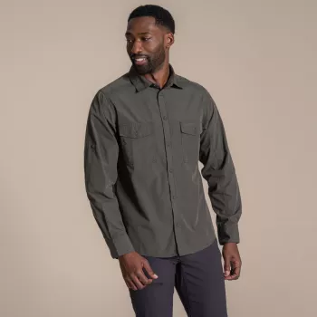 Craghoppers Kiwi II camicia a maniche lunghe - Cedar - taglia L