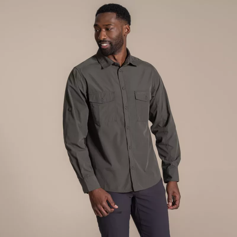 Craghoppers Kiwi II camicia a maniche lunghe - Cedar - taglia L