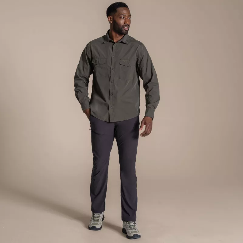 Craghoppers Kiwi II camicia a maniche lunghe - Cedar - taglia L