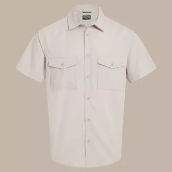 Craghoppers Kiwi II camicia a maniche corte - Oatmeal, taglia M