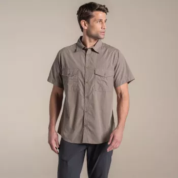Craghoppers Kiwi II camicia a maniche corte - Pebble, taglia L