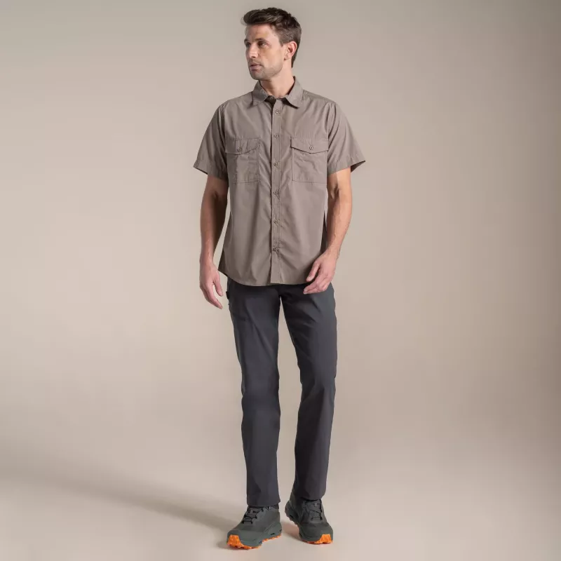 Craghoppers Kiwi II camicia a maniche corte - Pebble, taglia L