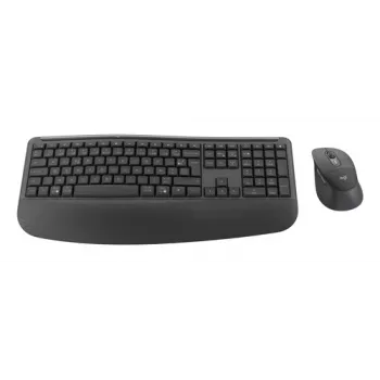 Logitech Signature Comfort Plus Combo MK880 for Business Combo tastiera e mouse wireless Layout UK Grafite