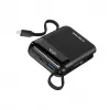 Canyon OnPower 104 10000 mAh power bank con cavo USB-C e Lightning nero