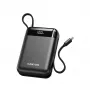 Canyon OnPower 204 20000 mAh power bank con cavi USB-C e Lightning, nero