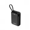 Canyon OnPower 204 20000 mAh power bank con cavi USB-C e Lightning, nero