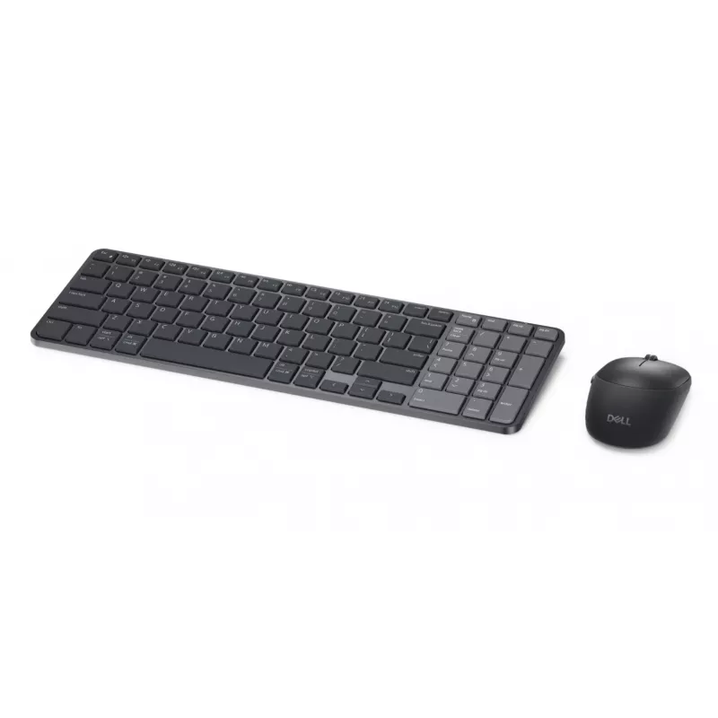 Dell Pro 7 set tastiera e mouse compatto ricaricabile - KM746 - russo (QWERTY) - grigio titanio