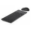 Dell Pro 7 set tastiera e mouse compatto ricaricabile - KM746 - russo (QWERTY) - grigio titanio
