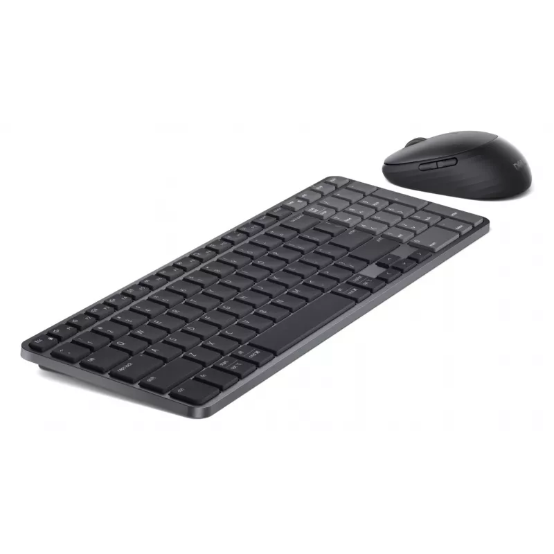 Dell Pro 7 set tastiera e mouse compatto ricaricabile - KM746 - russo (QWERTY) - grigio titanio
