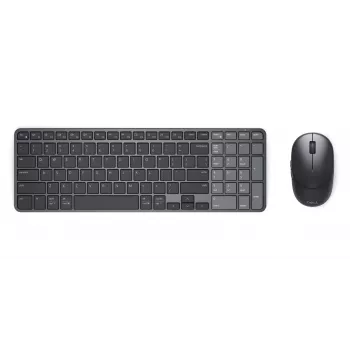 Dell Pro 7 set tastiera e mouse compatto ricaricabile - KM746 - lituano (QWERTY) - grigio titanio