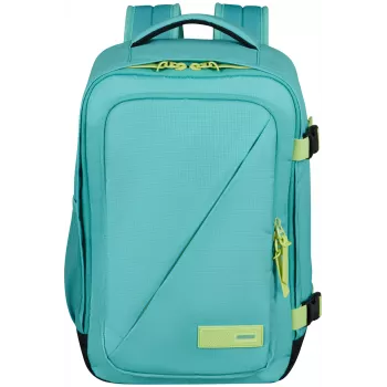 American Tourister Take2Cabin S Zaino da cabina Dusty Turquoise/Lime