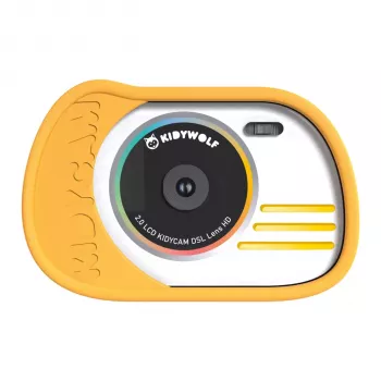 KIDYWOLF Fotocamera e videocamera gialla