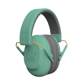 KIDYWOLF Cuffie con cancellazione del rumore per bambini verdi