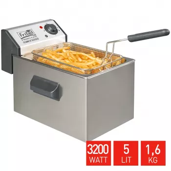 FRITEL Friggitrice professionale 5L 3200W grigia