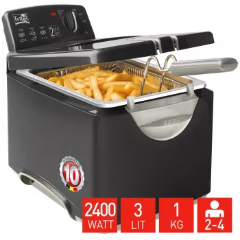 FRITEL Friggitrice Turbo SF 3 litri acciaio inox