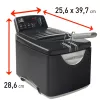 FRITEL Friggitrice Turbo SF 3 litri acciaio inox