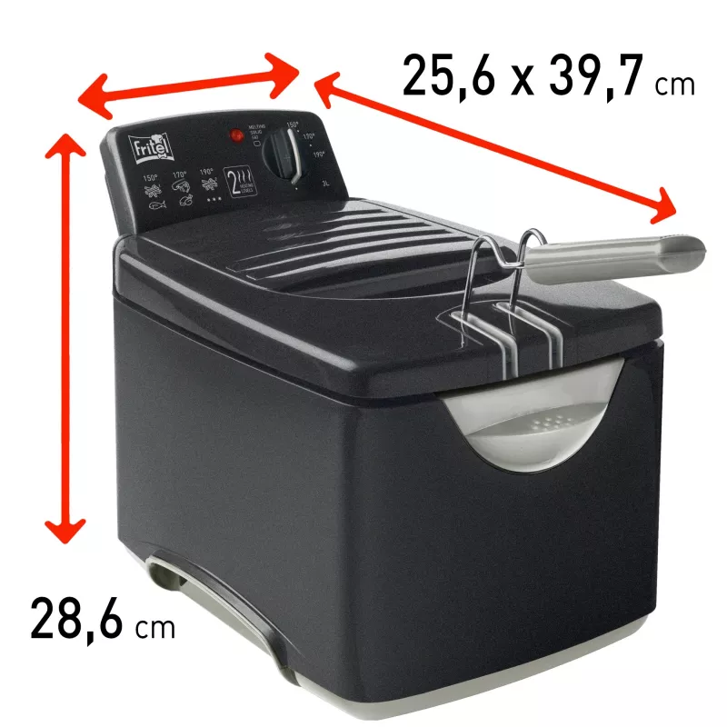 FRITEL Friggitrice Turbo SF 3 litri acciaio inox
