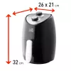FRITEL Starter My SnackTastic 4202 friggitrice ad aria 1kW argento/nero