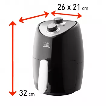 FRITEL Starter My SnackTastic 4202 friggitrice ad aria 1kW argento/nero