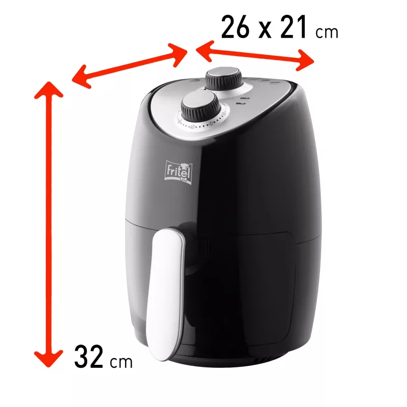 FRITEL Starter My SnackTastic 4202 friggitrice ad aria 1kW argento/nero