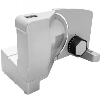 Fritel SL 3657 affettatrice elettrica, 150 W, lama in acciaio inox, 170 mm, spessore di taglio 0-15 mm, argento/nero