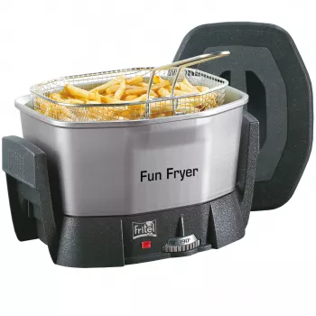 FRITEL Starter friggitrice 1,5L 1400W nero/grigio/argento