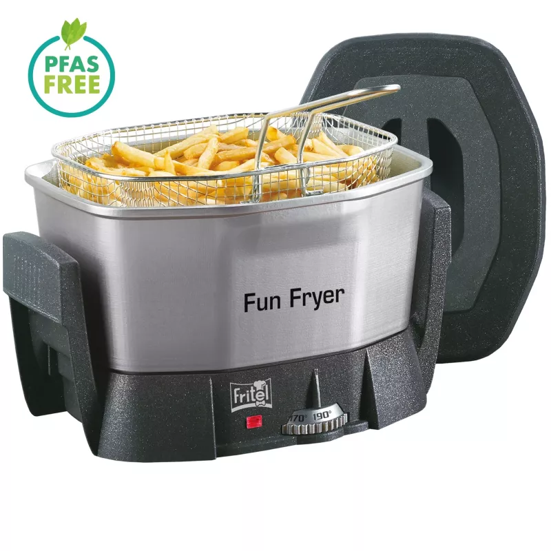 FRITEL Starter friggitrice 1,5L 1400W nero/grigio/argento