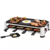FRITEL RG 2170 grill raclette acciaio inox cromo/nero 1200 W 8 persone